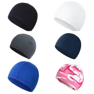 6 Pack Windproof Waterproof UV Protection Cycling Cap, Skull Caps for Men Women Quick Dry Sun Hat for Outdoor Sports, Biking & Swimming, Lightweight Beanie Sleep Hats Breathable Helmet Liner