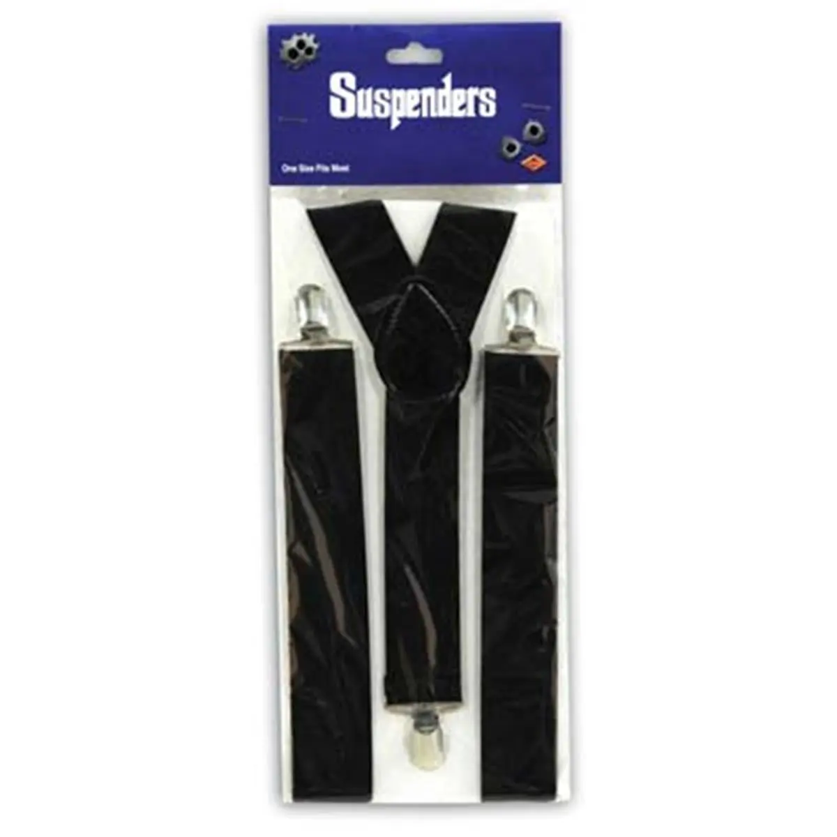 DDI 1908037 Black Suspenders, Halloween Costume Accessories, Case of 12, 1 Size Fits Most
