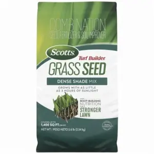 Scotts Lawn  5.6 lbs Turf Builder Grass Seed Dense Shade Mix - Pack of 4