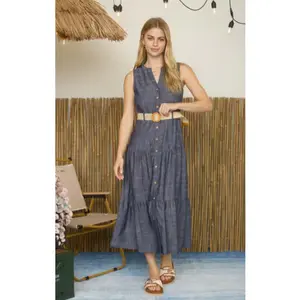 Country Girl Belted Dress