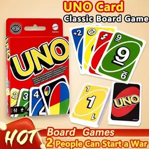 Uno Card Game by Mattel, Fun Family Party Game, Classic Uno Rules Included, Perfect for Gatherings and Celebrations