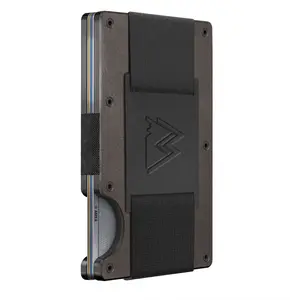 Minimalist Wallet for Men - Slim RFID Wallet I Scratch Resistant, Credit Card Holder & Cash Strap, Easily Removable Money & Cards, Mens Wallets minimalist wallet