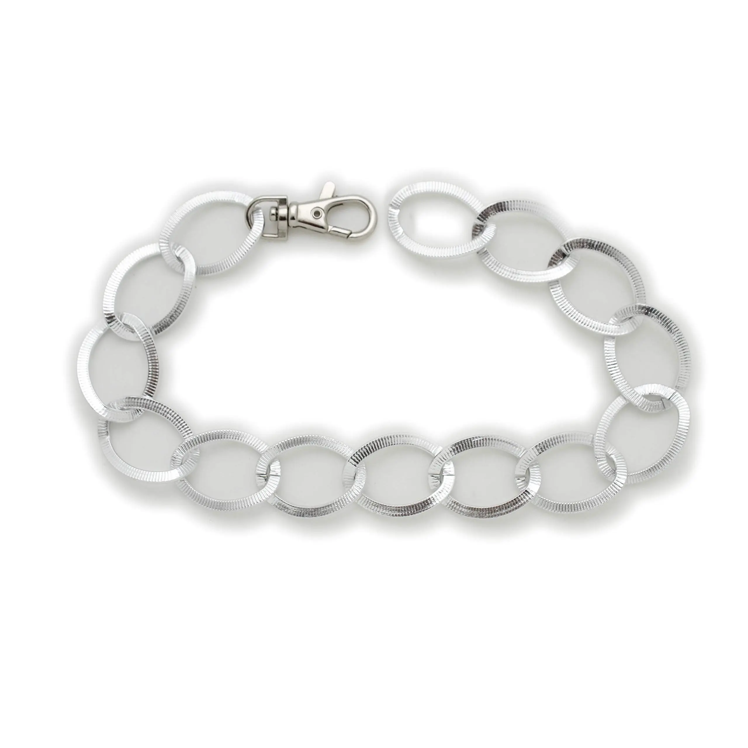 TFJ Women Jewelry Western Boot Bracelet Silver Metal Chain Thick Links Shoe Anklet Charm Strap