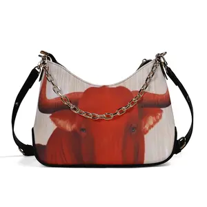 Lady PU Shoulder Bag With Chain