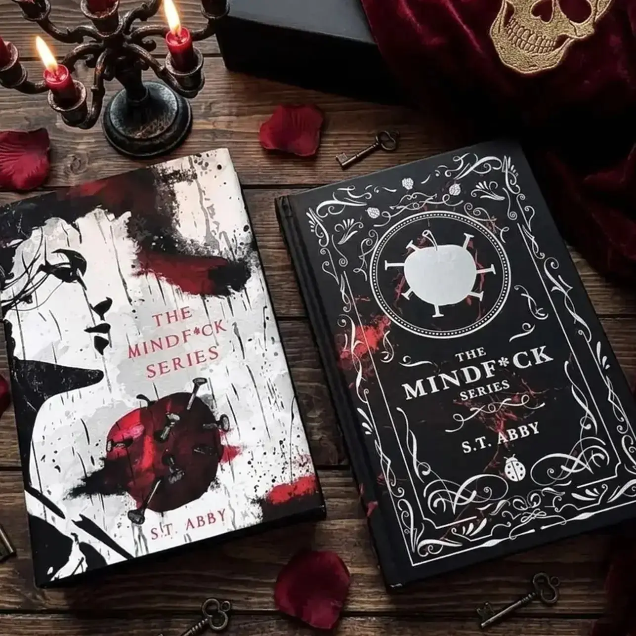 The Mindfck Series Special Edition S.T. Abby Book 1-5, Dark Romance Revenge Story, BookTok Viral Books, Dark Romance Mindfck Series Hardcover Special Edition, Romance Thriller