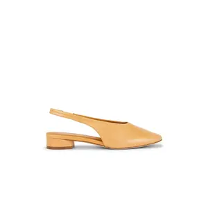 Jeffrey Campbell Trustee Sling Back Flat in Light Beige