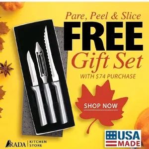 Rada Knives Pare Peel & Slice Free Gift Set with $74 Purchase USA Made Kitchen Store