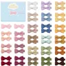 50 Pcs Fully Lined Hair Bows Hairpins, 2' Hair Bows Clips Hair Accessories in Pairs