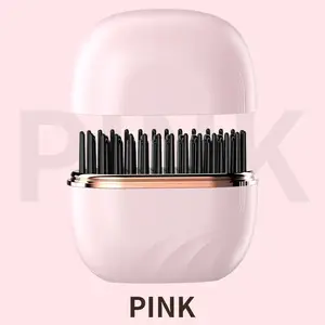 Anti-Scald Wireless Straightening Comb | 30s Fast Heat-Up, Type-C Rechargeable, Portable Cordless Hair Tool for All Hair Types outdoorfun