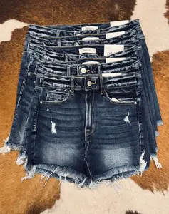 Distressed Darlin’ – Denim Shorts
