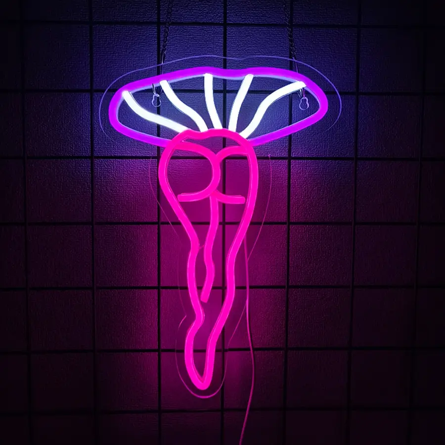 Ballet Girl Neon Sign Pink LED Dancing Neon Sign Dancing Woman Neon Wall Light Bedroom Dance Studio Ballet Academy Y2K Style Decorative Light