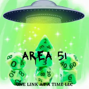 [AREA 51] FULL 7PC SET OF ACRYLIC DICE