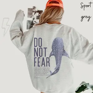 Whale Shark Beachy Sweatshirt Beachy Hoodie Christian Crewneck Beachy Sweatshirts Beachy Girl Stuff Faith Based Coconut Girl Shark Clothing