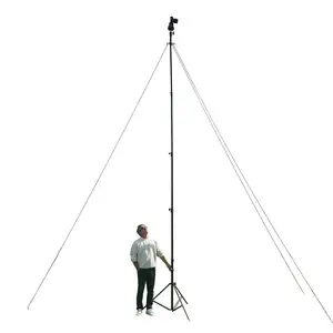 Glide Gear TST 20 Sky High 20' Tall Video Camera Tripod Stand –– Ideal for Overhead Shots in Film & Photo