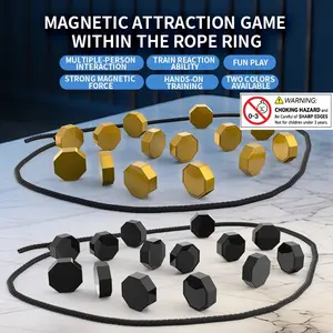 Magnetic Battle Board Game, Parent-Child Two-Person Strategy Puzzle Toy, Fun Magnetic Interaction Tabletop Game, Enhances Reaction Skills