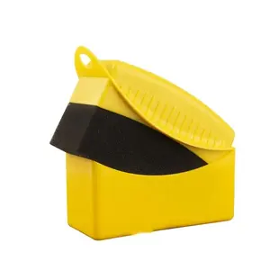 Car Tires Waxing Polishing Cleaning Sponge, Washable Car Tires Cleaning Wipe Sponge, Car Detailing Wash Tool, Professional Car Wash Accessories, Car Wash Sponges