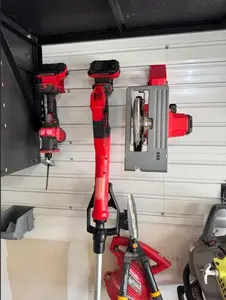 Gladiator GearTrack Power Tool and Battery Mount – DeWalt Power Tools