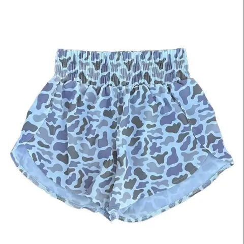 New Duck Camo Women's Hi-Waisted Cute Sporty Sports Shorts, Gift Option 11