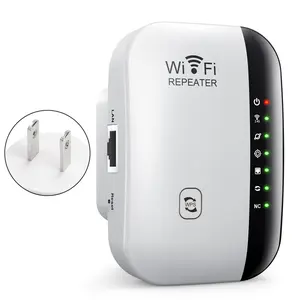 300mbps Wireless Range Extender, Easy Setup Home Office Wi-Fi Booster with 7 LED Lights, Enhance Your Network Signal for Home Office Enhancement