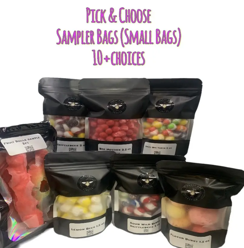 Pick & Choose Freeze Dried Candy Sampler Build Your Own Sweet Snack (Many Options) Small Bags!