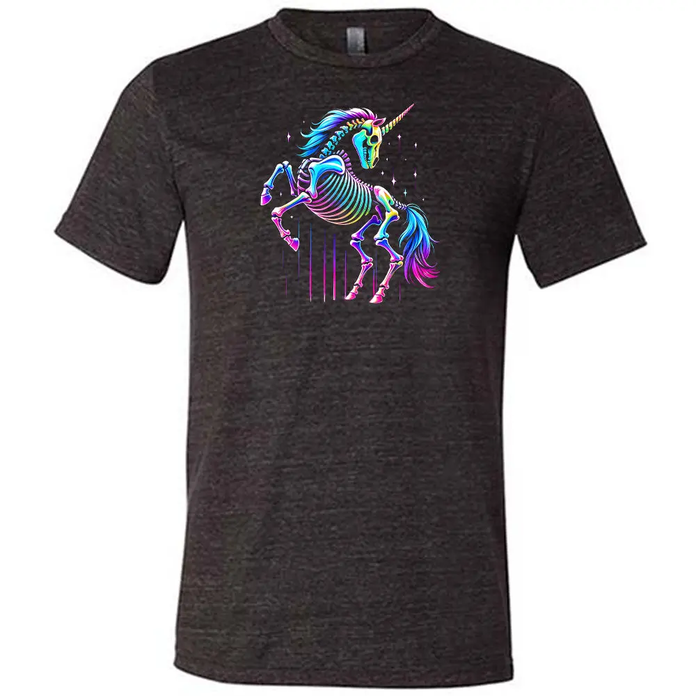 CVG Mythical Unicorn Round Neck T-Shirt - Black Unisex Menswear Top, Casual Workout Streetwear Tee (TikTok Trend)