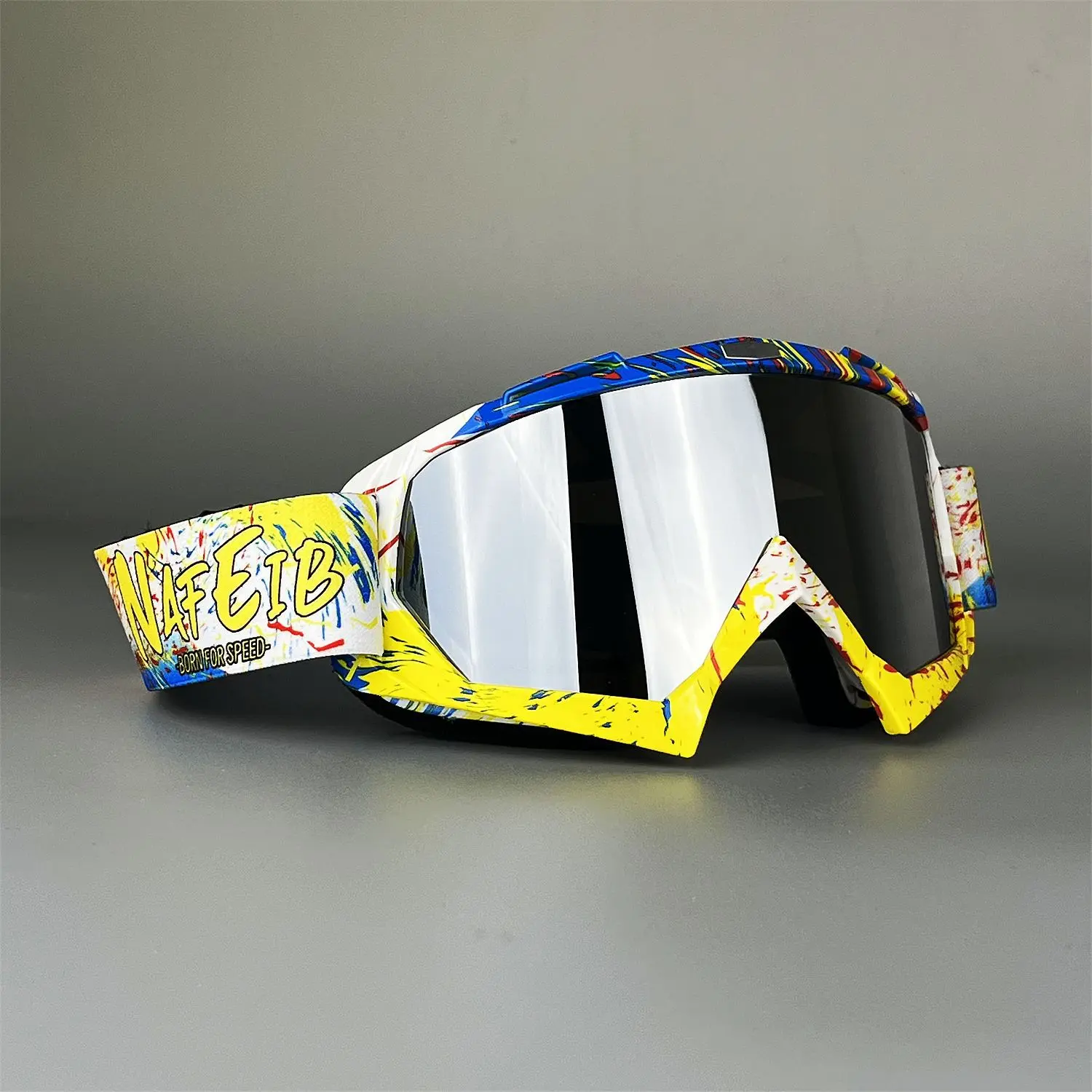 Yellow frame-silver lenses