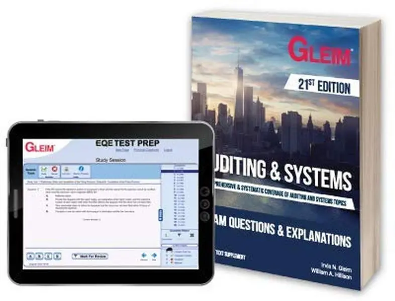 USED-Auditing & Systems Exam Questions & Explanations with Access Code 21st edition by Gleim (Paperback)