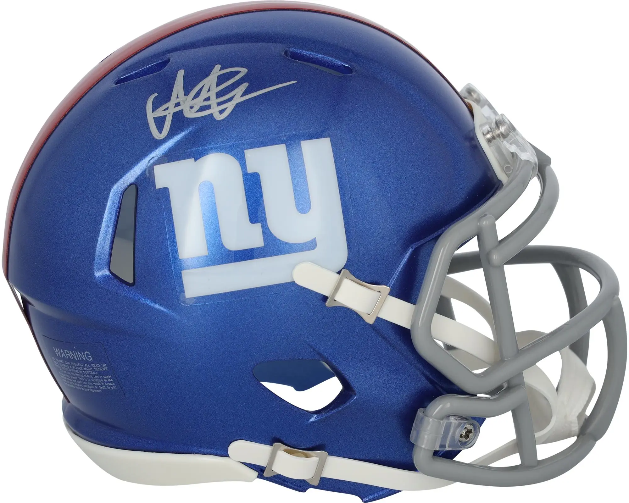 Abdul Carter New York Giants Autographed Riddell Speed Mini Helmet - Fanatics Authentic Certified
