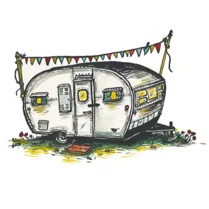 Boles Aero Camper Art Print