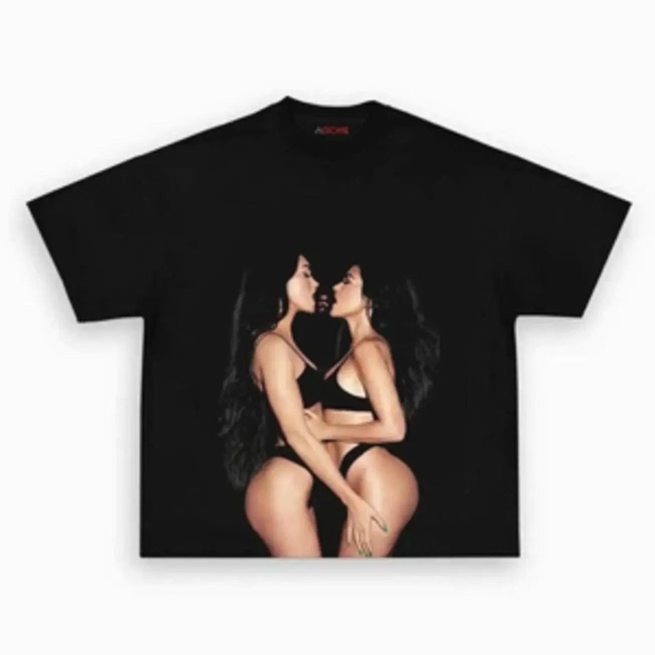 Megan Fox & Kourtney Kardashian Tee T-shirt hot trending W12XO