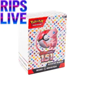 Pokemon TCG Scarlet & Violet Pokemon 151 Booster RIPS LIVE