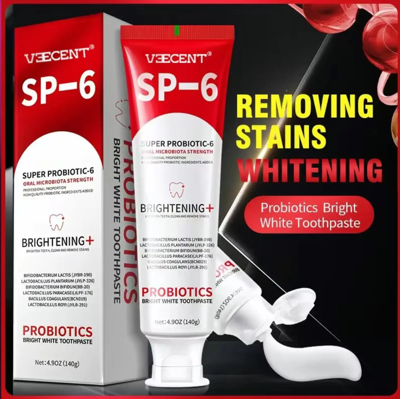 SP-6 Toothpaste 140g for Oral Health Management Probiotic Oral Care Whitening