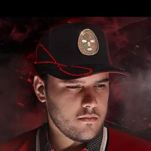 Elegua Bigg Boss Snapback Hat with Gem Embroidery