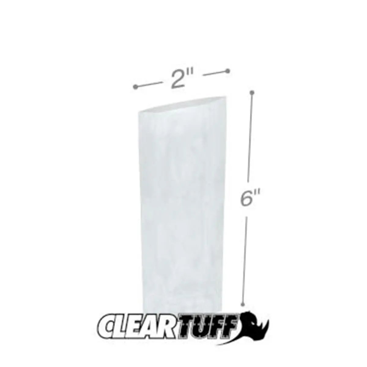 212 MAIN LDPE Disposable Industrial Lightweight Plastic Trash Bags, Flat Open Top, 2 x 6 in., 0.00125 Gauge, Recyclable, Case of 1000, for Home Storage Organization, Disposable Plastic Trash Bags