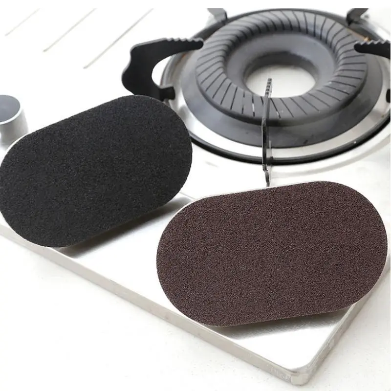 Super strong decontamination brush sponge emery Dual Sided Sponge hot sale magic powerful decontamination brush kitchen cleaning sponge tool