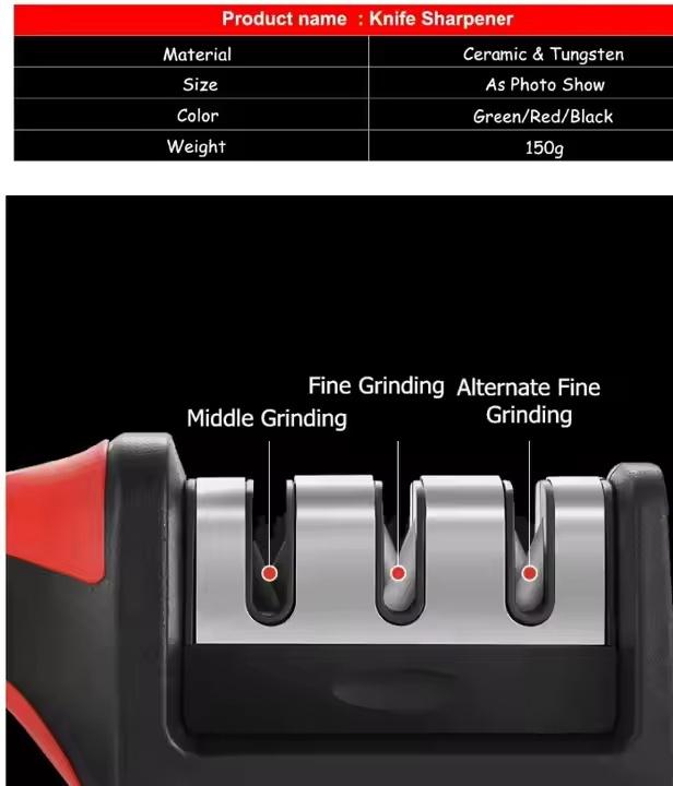 3 Stage quick sharpener manual knife sharpener Multi-Stage Handheld