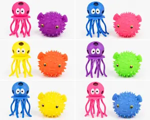 Ocean Squishy Duo — Puffer Fish + Water Bead Octopus