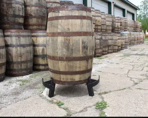 Whiskey Barrel Foot Rest and Riser -Raises barrel up 6" to make it pub height. Does not include barrel