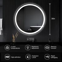 36" x 36"- Round-LED