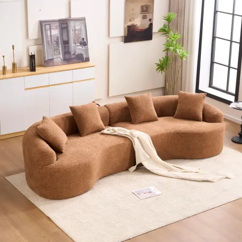 Caramel+4 Seat+Chenille,Foam