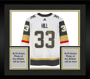 Framed Adin Hill Vegas Golden Knights Autographed White Adidas Authentic Jersey with 2023 Stanley Cup Final Patch - Fanatics Authentic Certified