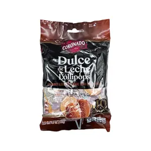 Coronado Dulce de Leche Lollipops (10 Pack) - Mexican Caramel Candy, Cajeta Flavor, Sweet & Creamy Milk Lollipops, Authentic Dulce de Leche Treat