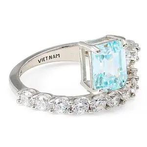 Radiance by Absolute™ 6.20ctw Blue Bypass Ring