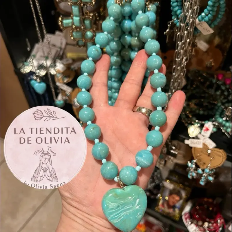 Corazón Turquoise 20" Long Necklace