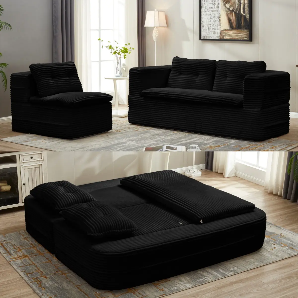 Old Sku:King Size-Black