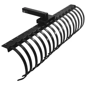 GARVEE 49-Inch Pine Straw Rake with 17 Tines - Versatile Landscaping Tool for Lawn Tractors and ATVs/UTVs, Perfect for Efficient Yard Maintenance and Debris Collection
