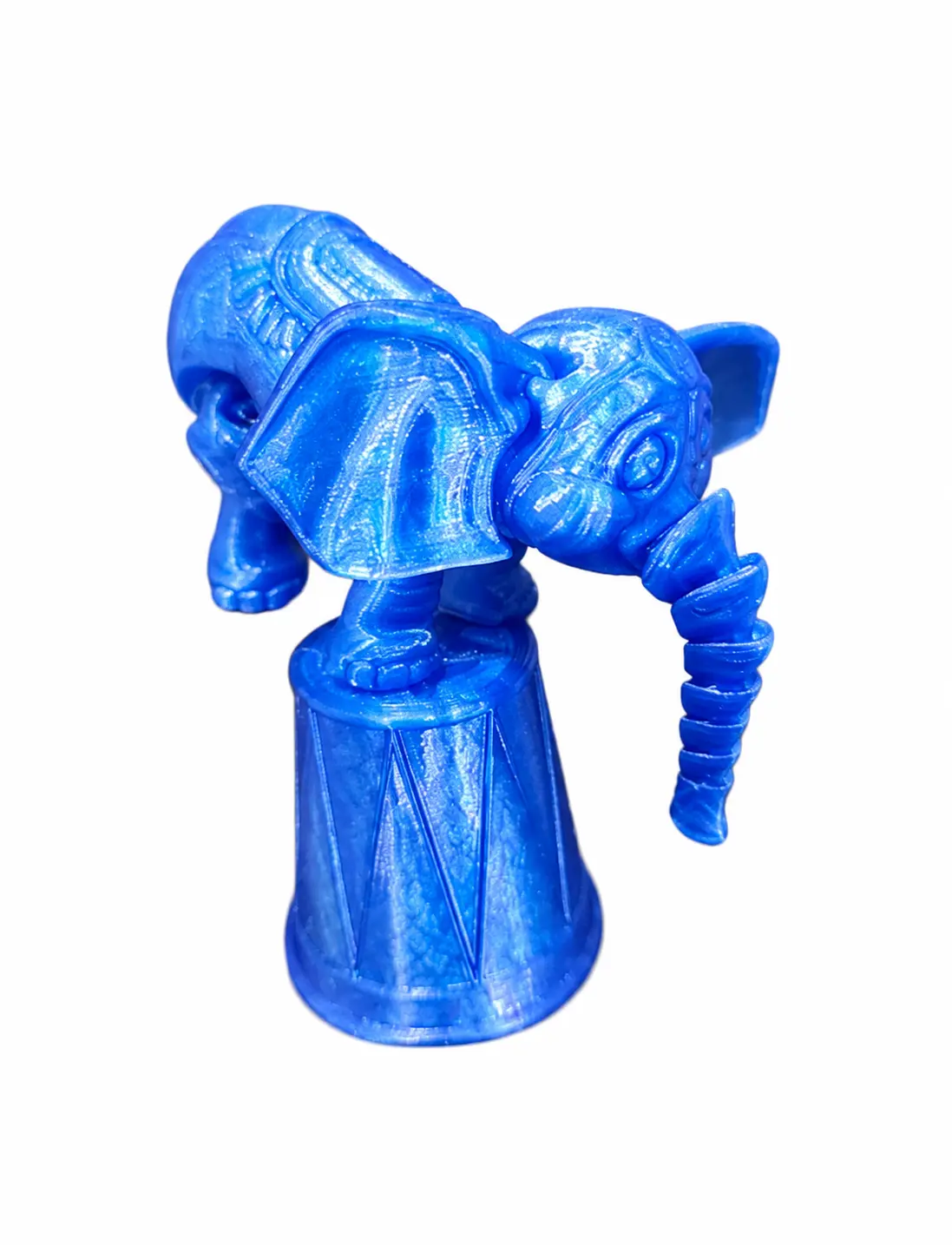 3d printed standing elephant