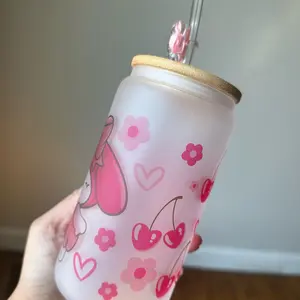 Cute Cherry Floral Cup Melody Drinkware
