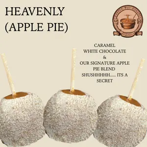Gourmet Caramel: Heavenly Apple Pie 3 Pack: White Chocolate & our signature blend of cinnamon & Spices