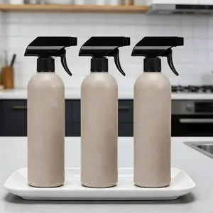 4-Pack 16.9 Fl Oz Plastic Spray Bottles with Adjustable Nozzle, Ideal for Hair Care, Facial Moisturizing, Pet, Gardening, Home & Travel Use